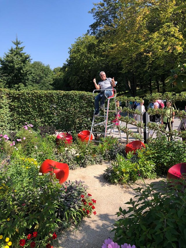 Nordh&auml;user Herzsportgruppe auf der BUGA in Erfurt