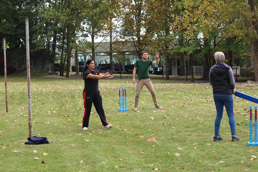 Cricket f&uuml;r jedermann auf dem Nordh&auml;user Campus