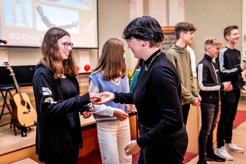 Sportass-Ehrung im Humboldt-Gymnasium