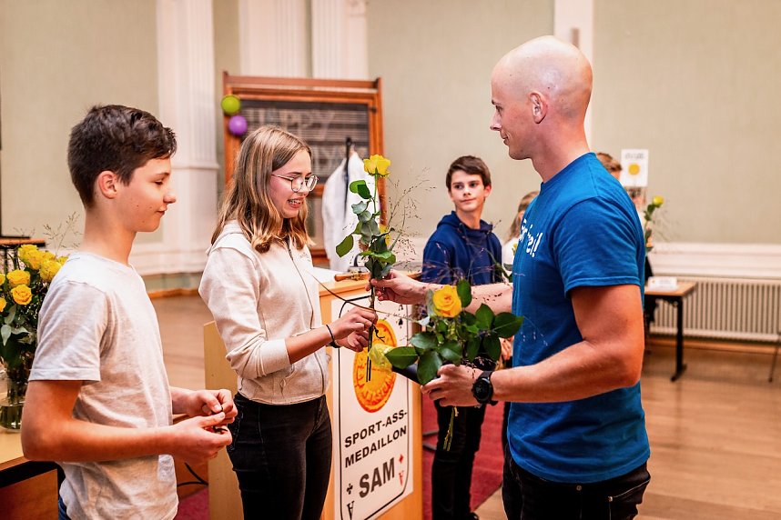 Sportass-Ehrung im Humboldt-Gymnasium