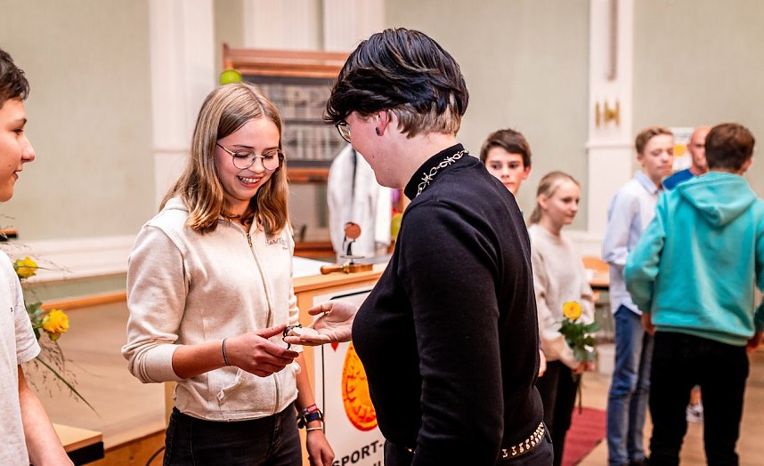 Sportass-Ehrung im Humboldt-Gymnasium