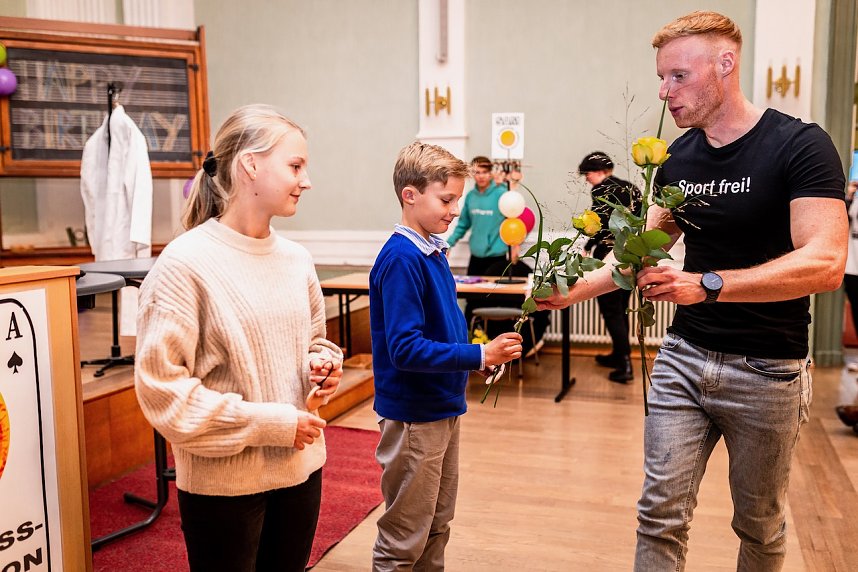 Sportass-Ehrung im Humboldt-Gymnasium