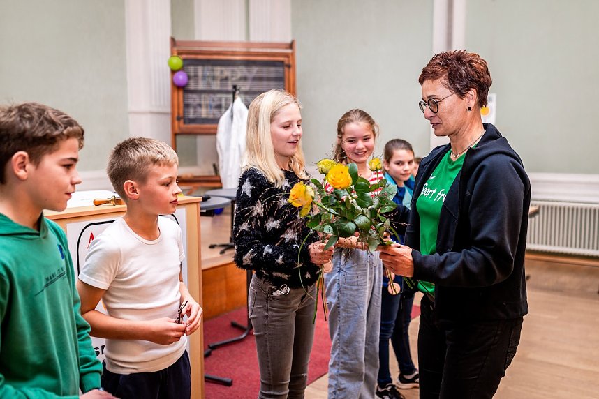 Sportass-Ehrung im Humboldt-Gymnasium
