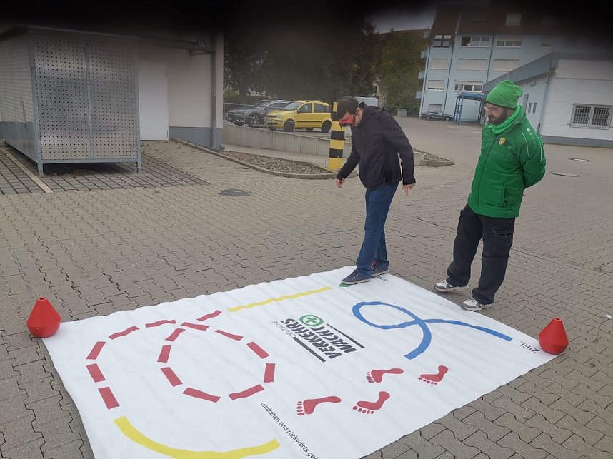 Verkehrssicherheitstag auf dem Netto-Parkplatz