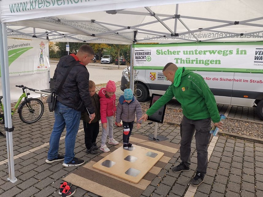 Verkehrssicherheitstag auf dem Netto-Parkplatz