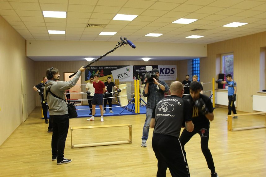 MDR-Team beim Training dr BSG Altstadt 05