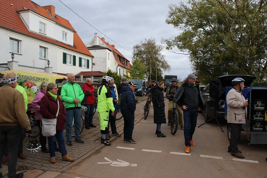 Der Radweg zwischen Nordhausen und Hesserode wurde heute offiziell er&ouml;ffnet