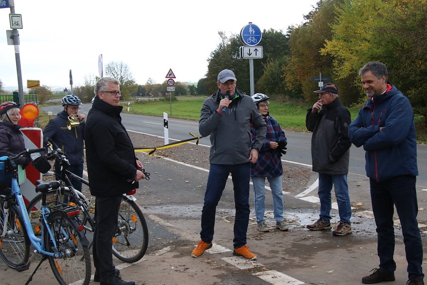 Der Radweg zwischen Nordhausen und Hesserode wurde heute offiziell er&ouml;ffnet