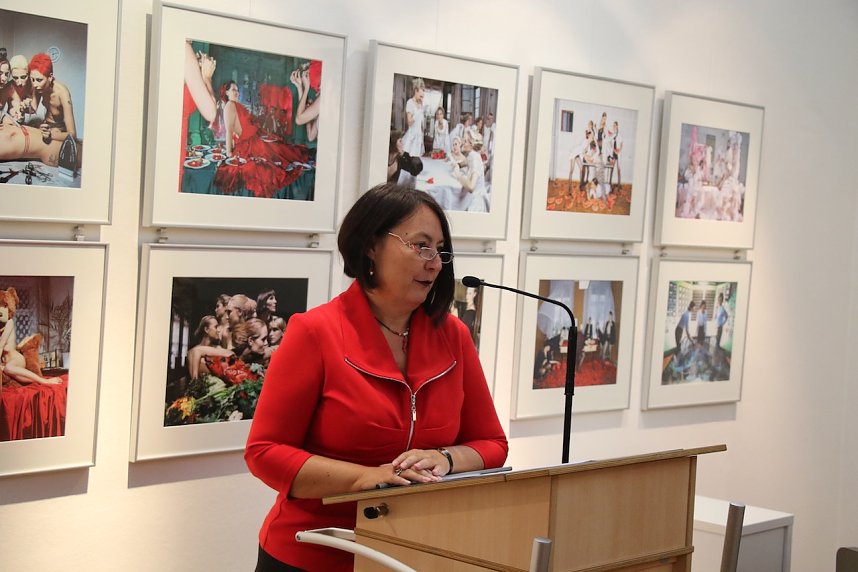 Drei H&auml;user - ein Fotograf - in Nordhausen zeigt Olaf Mertens gestern Ausz&uuml;ge aus seinem Schaffen