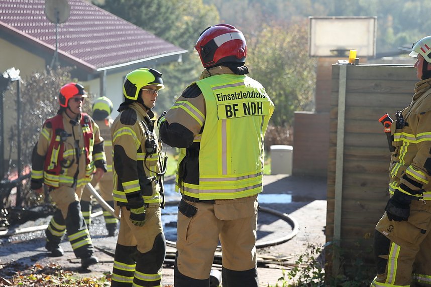 Nebengeb&auml;ude brannte