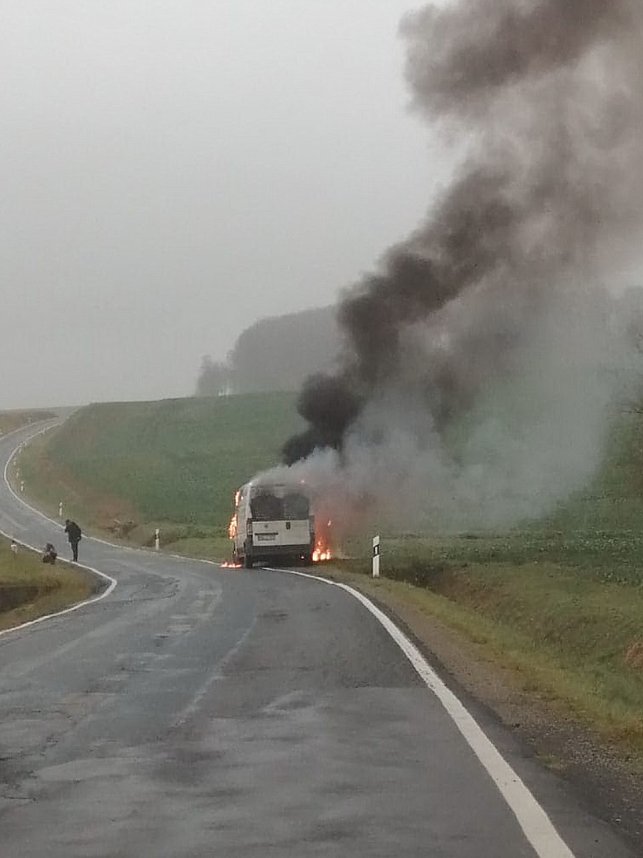 Transporterbrand bei Mauderode