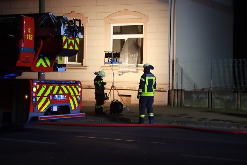 K&uuml;chen brannte in der Halleschen Stra&szlig;e
