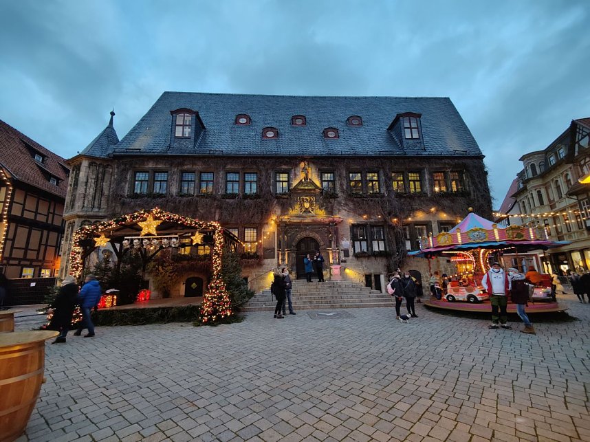 Auf dem Quedlinburger Weihnachtsmarkt