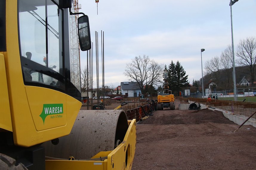 Grundsteinlegung am Albert-Kuntz-Sportpark