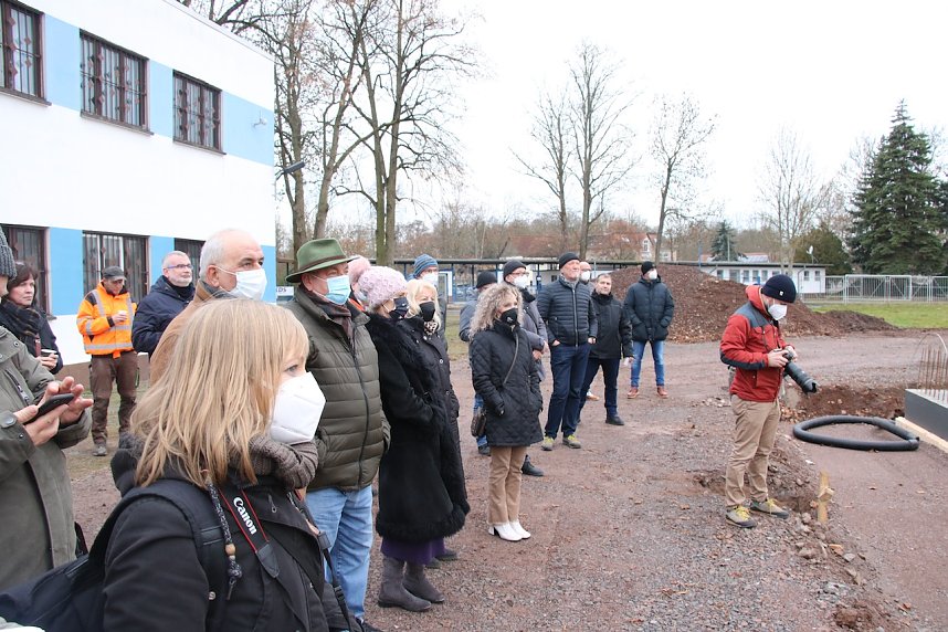 Grundsteinlegung am Albert-Kuntz-Sportpark