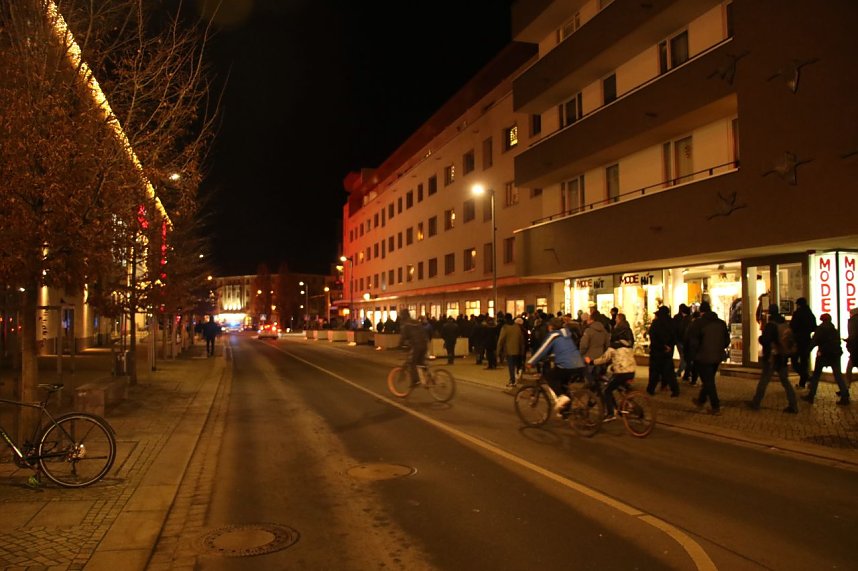 Corona-"Spaziergang" in Nordhausen