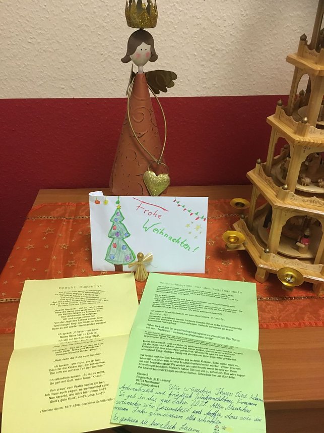 Weihnachtsgr&uuml;&szlig;e f&uuml;r das Pflegeheim Ossietzky-Hof