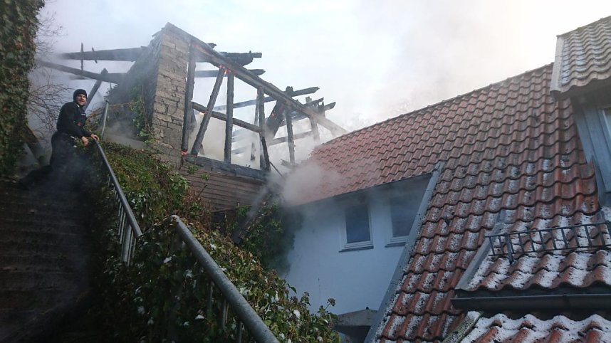 Gro&szlig;brand in der Nordh&auml;user Altstadt