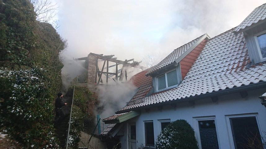 Gro&szlig;brand in der Nordh&auml;user Altstadt