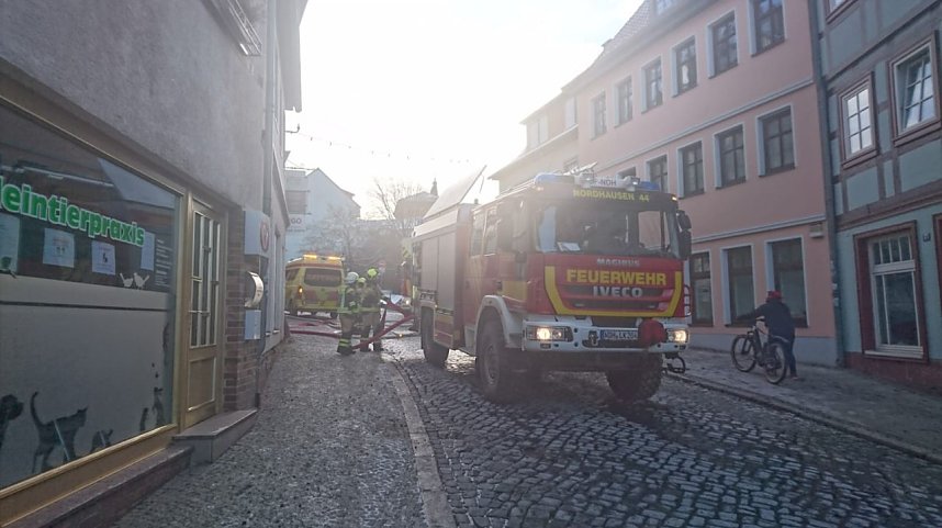 Gro&szlig;brand in der Nordh&auml;user Altstadt