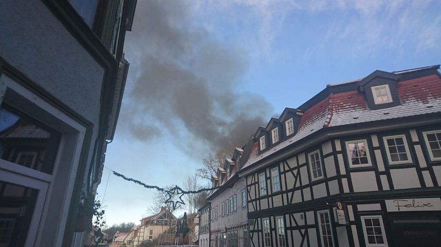 Gro&szlig;brand in der Nordh&auml;user Altstadt