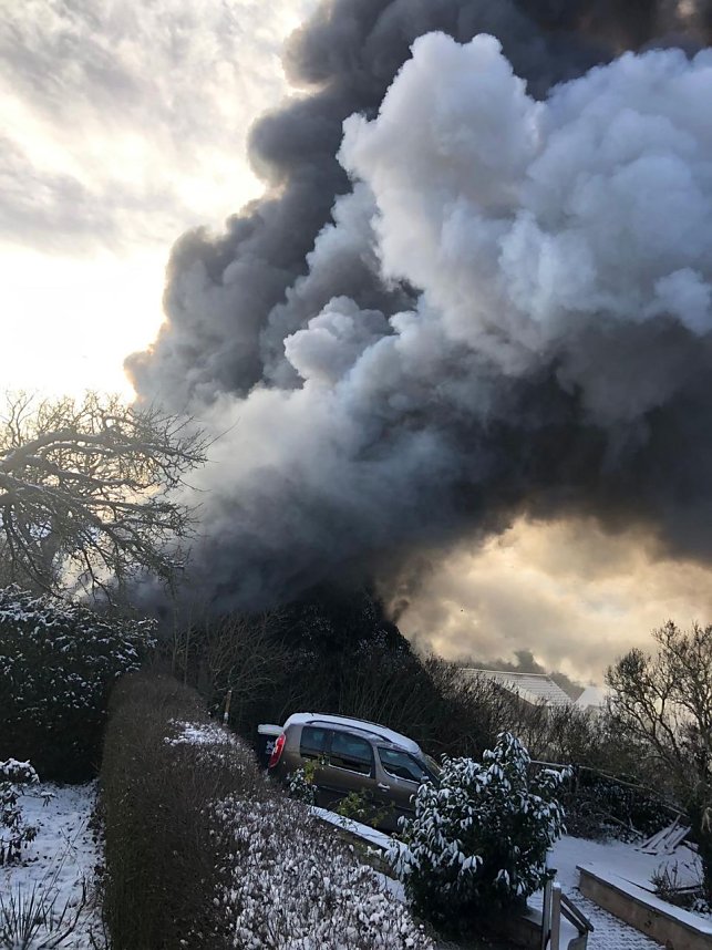 Gro&szlig;brand in der Altstadt