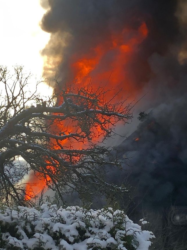 Gro&szlig;brand in der Altstadt