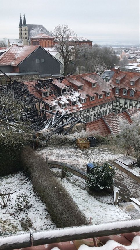 Gro&szlig;brand in der Altstadt