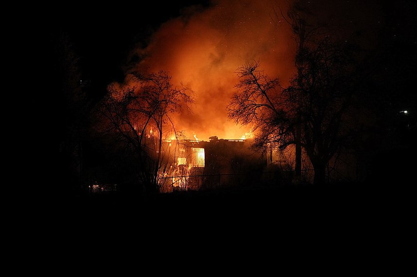 Gartenlauben in Bleicherode abgebrannt