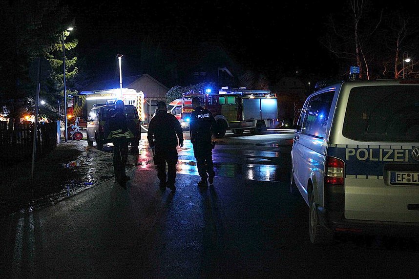 Gartenlauben in Bleicherode abgebrannt