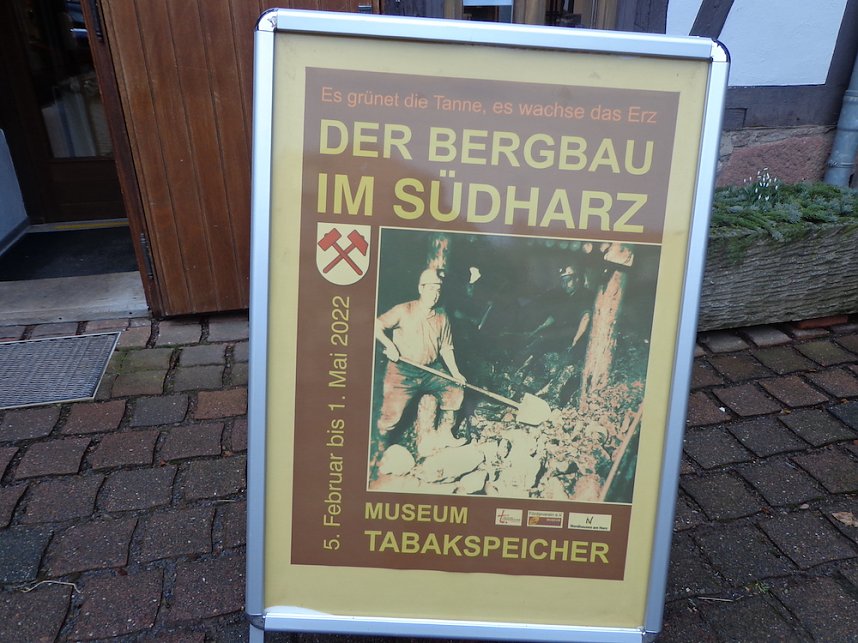 Bergbauaustellung im Tabakspeicher