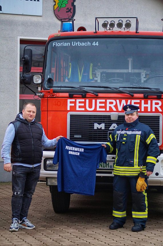 Unterst&uuml;tzung f&uuml;r die Feuerwehr in Urbach