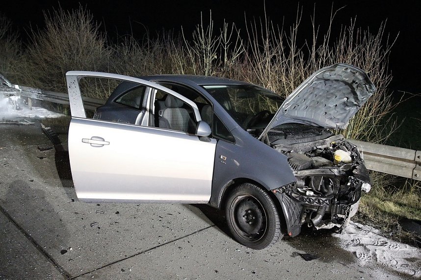 Schwerer Unfall auf der A38