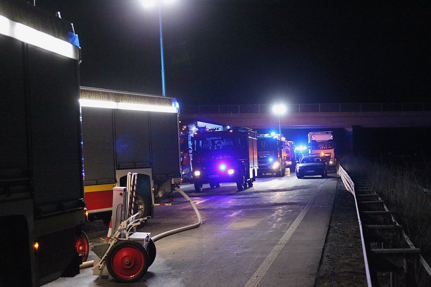 Schwerer Unfall auf der A38