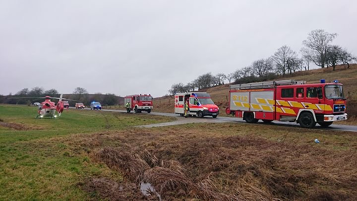 Mehrere Verletzte bei Unfall