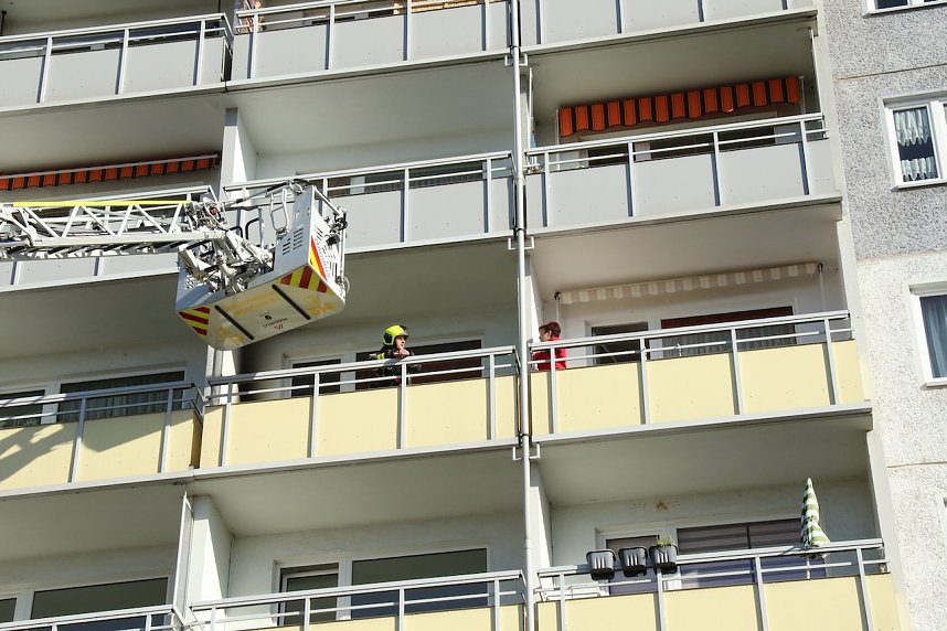 Gro&szlig;einsatz in Nordhausen Nord