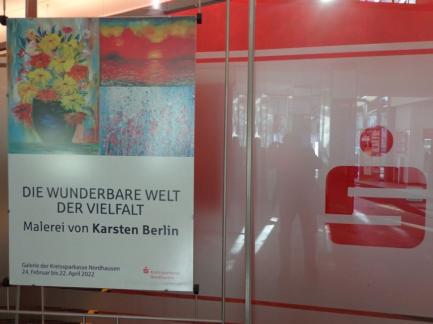 Neue Ausstellung in der Kreissparkasse