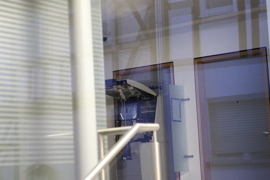 N&auml;chtlicher Bankraub in Heringen
