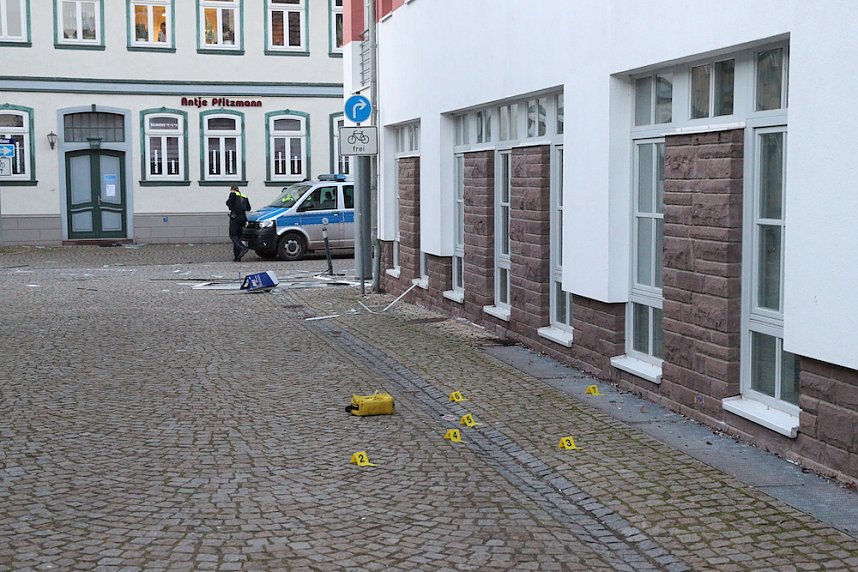 N&auml;chtlicher Bankraub in Heringen