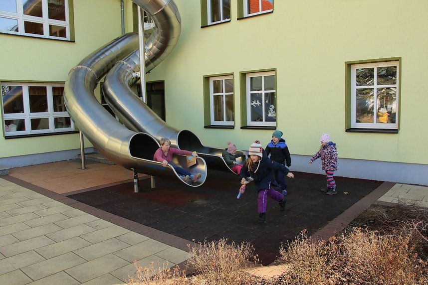 Aufregende Morgenstunden gab es f&uuml;r die Wipperspatzen am Mittwoch