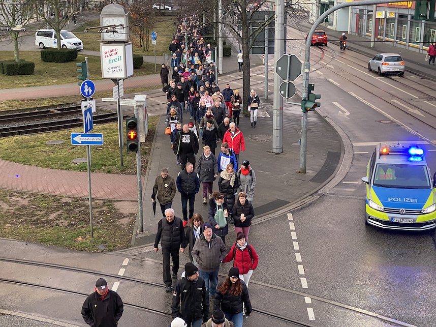 Montagsdemo in Nordhausen