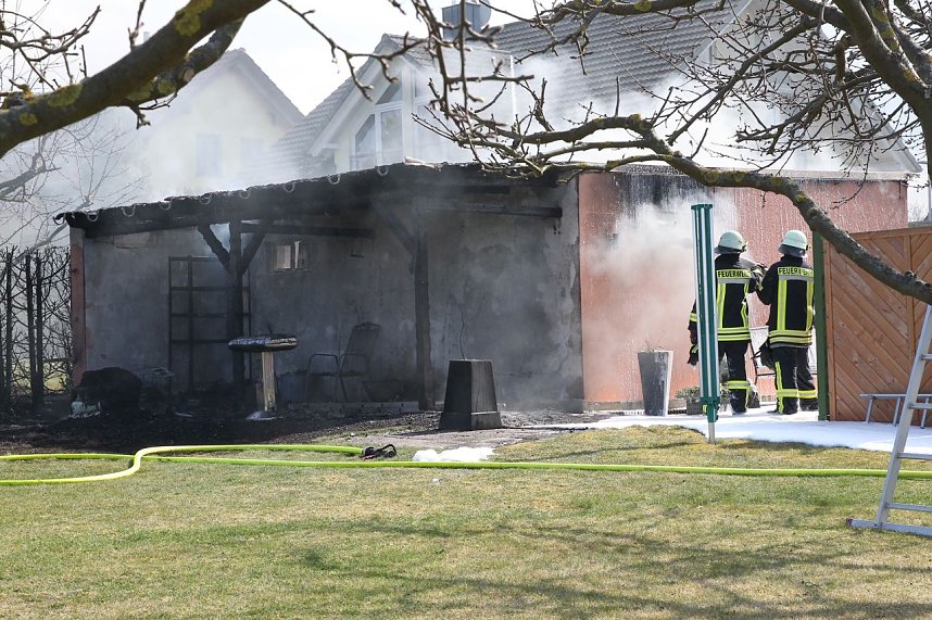 Garagenbrand in Werther