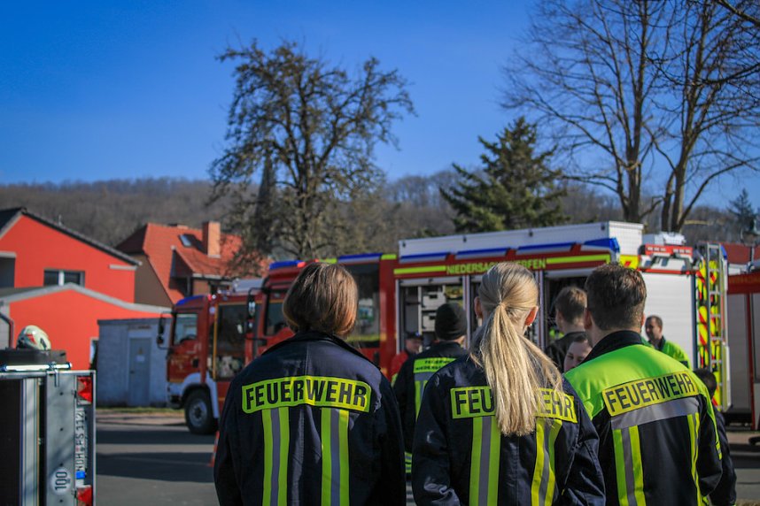 &Uuml;bungen der Harztorfeuerwehr