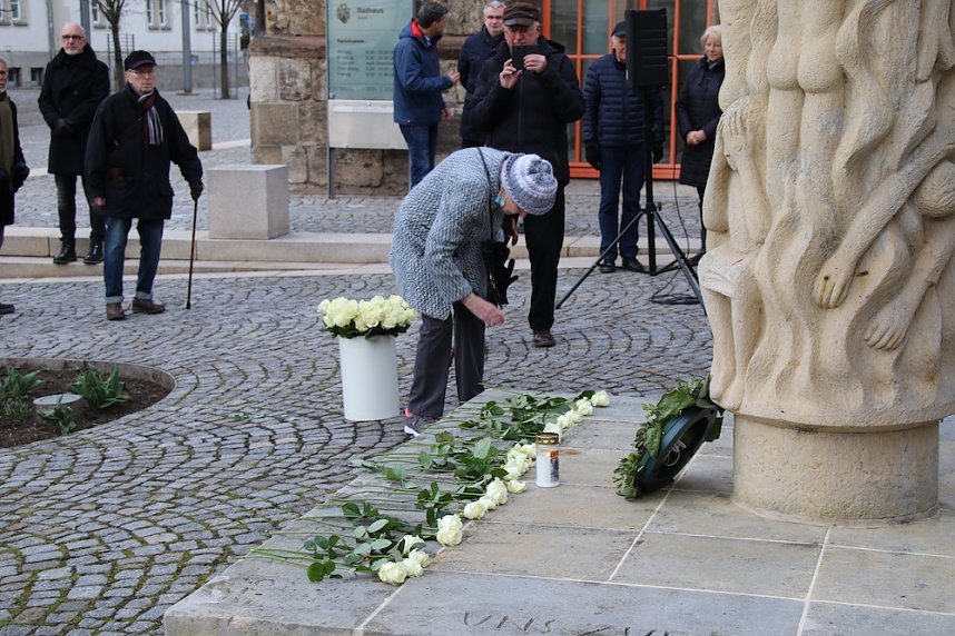 Gedenkveranstaltung zum Jahrestag der Bombardierung Nordhausens