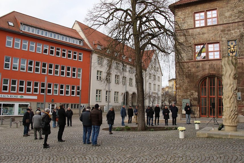 Gedenkveranstaltung zum Jahrestag der Bombardierung Nordhausens
