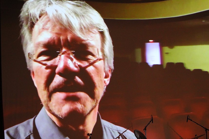 Verabschiedung von Wolfgang Asche im Theater