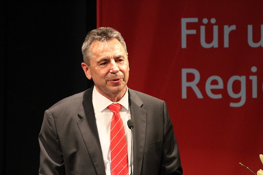 Verabschiedung von Wolfgang Asche im Theater