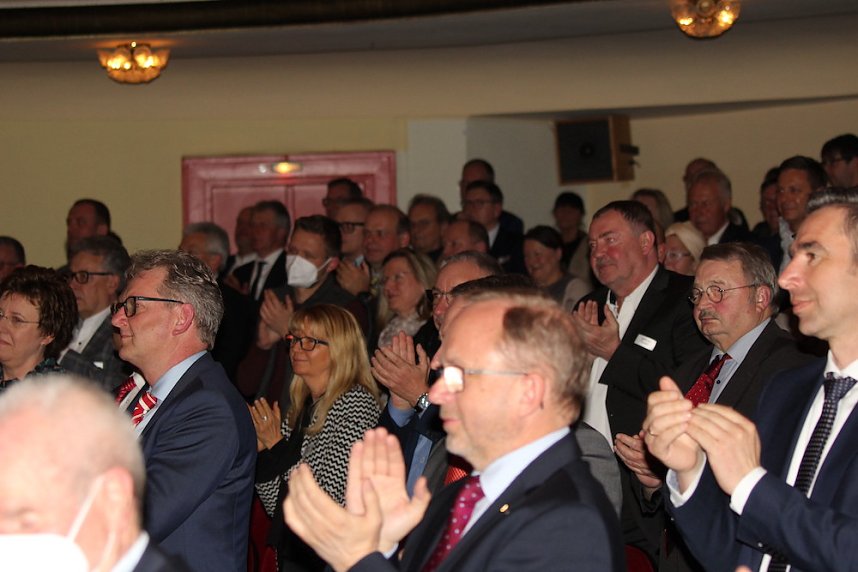 Verabschiedung von Wolfgang Asche im Theater