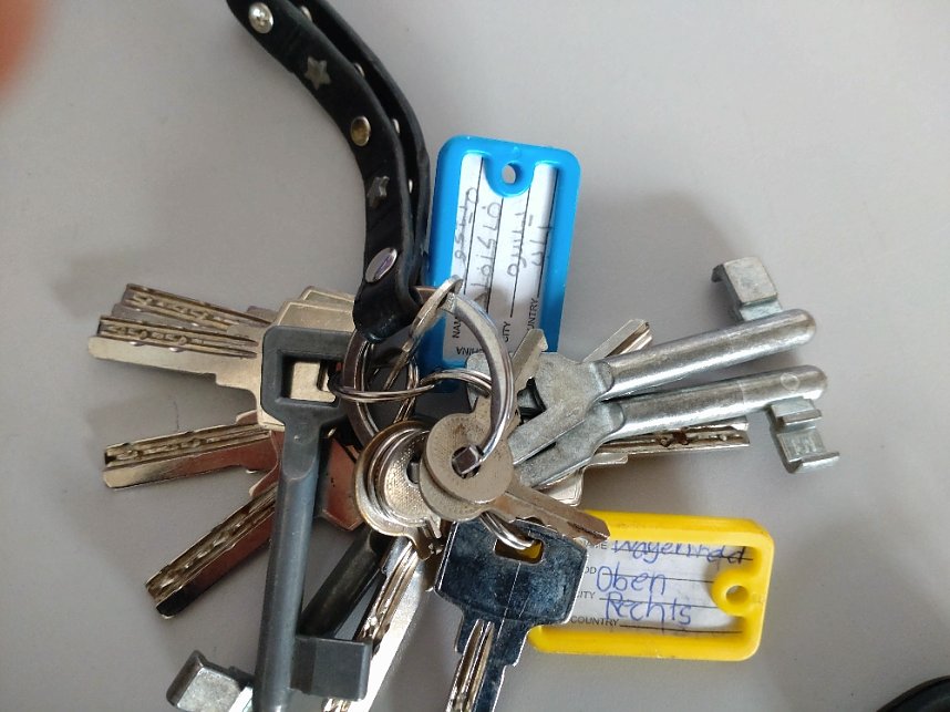 Wer erkennt seine Schl&uuml;ssel?