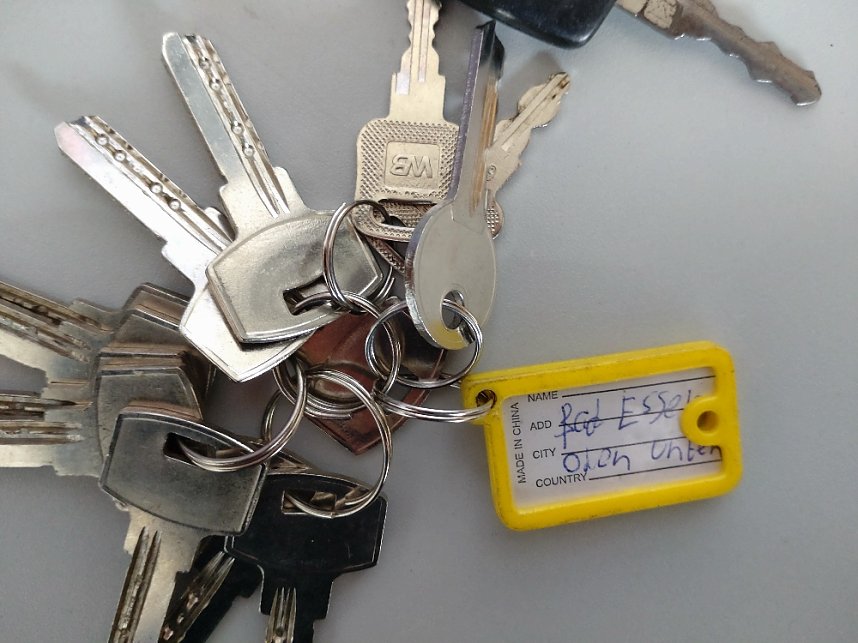 Wer erkennt seine Schl&uuml;ssel?